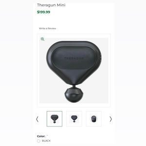 Theragun Mini Handheld Percussive Massage Device - Black